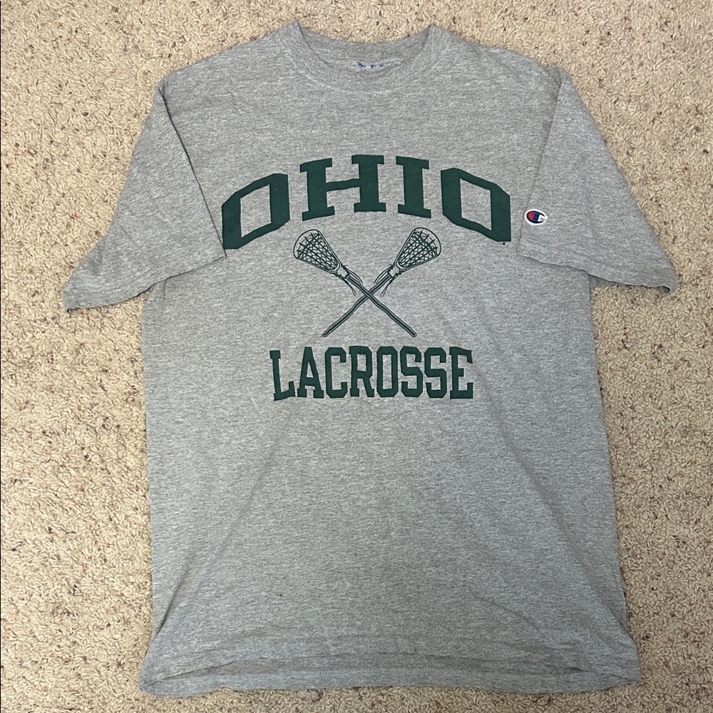 Champion Gray Ohio Lacrosse Tee